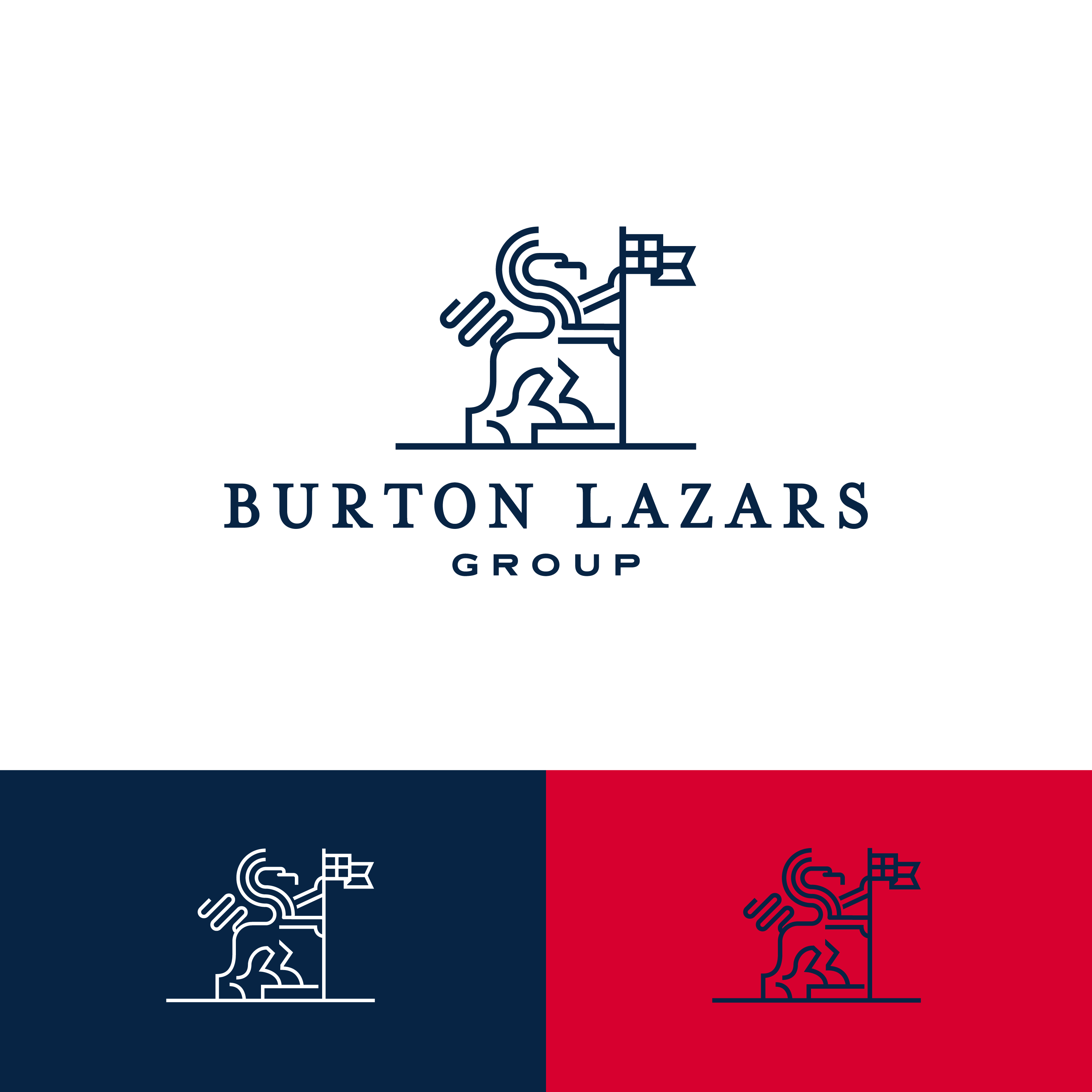 Burton Lazars Group - Logo Identity - Designed by Courtright Design