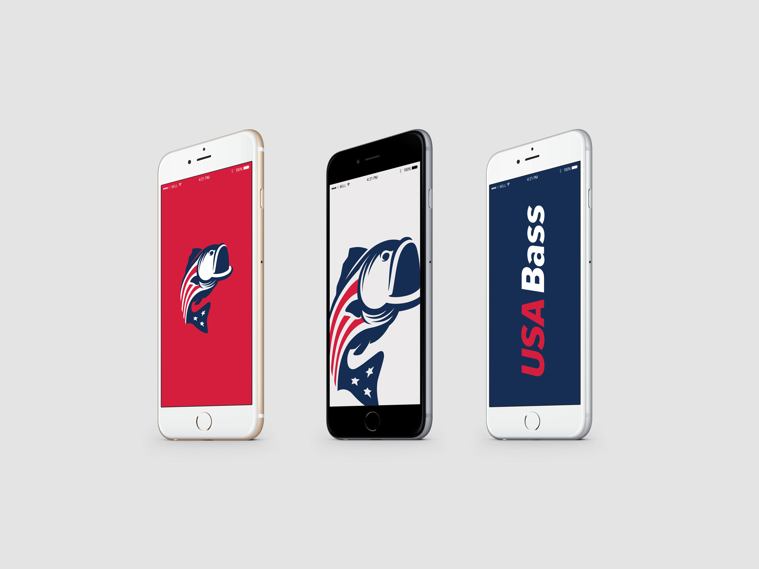 USA Bass Logo Identity - Crafted by Courtright Design